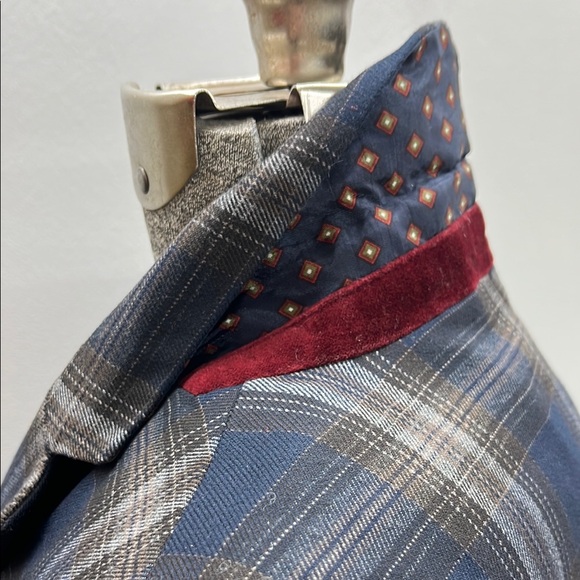 Zara Plaid Fitted Blazer | Size L - Picture 3 of 8